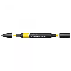   Promarker Brush kétvégű alkoholos ecsetfilc Y367, Canary / Winsor&Newton Promarker Brush (1 db)