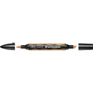 Promarker Brush kétvégű alkoholos ecsetfilc O538, Apricot / Winsor&Newton Promarker Brush (1 db)