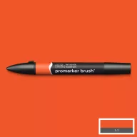   Promarker Brush kétvégű alkoholos ecsetfilc O177, Bright Orange / Winsor&Newton Promarker Brush (1 db)