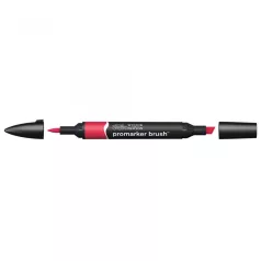   Promarker Brush kétvégű alkoholos ecsetfilc R565, Poppy Red / Winsor&Newton Promarker Brush (1 db)