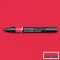 Promarker Brush kétvégű alkoholos ecsetfilc R666, Red / Winsor&Newton Promarker Brush (1 db)