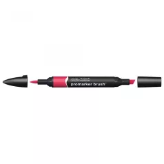   Promarker Brush kétvégű alkoholos ecsetfilc R455, Ruby / Winsor&Newton Promarker Brush (1 db)