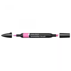   Promarker Brush kétvégű alkoholos ecsetfilc M647, Cerise / Winsor&Newton Promarker Brush (1 db)