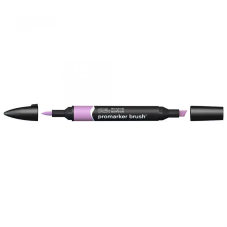 Promarker Brush kétvégű alkoholos ecsetfilc V746, Wild Orchid / Winsor&Newton Promarker Brush (1 db)