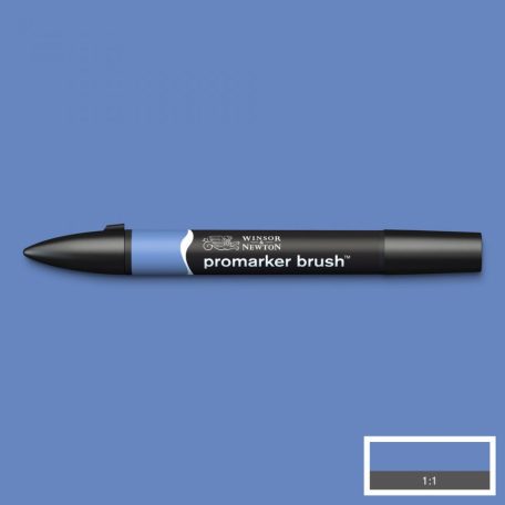 Promarker Brush kétvégű alkoholos ecsetfilc B736, China Blue / Winsor&Newton Promarker Brush (1 db)