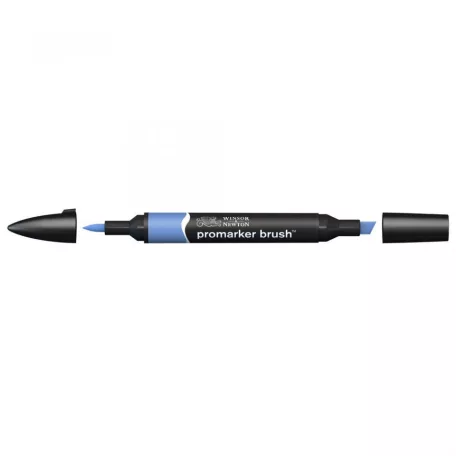 Promarker Brush kétvégű alkoholos ecsetfilc B736, China Blue / Winsor&Newton Promarker Brush (1 db)