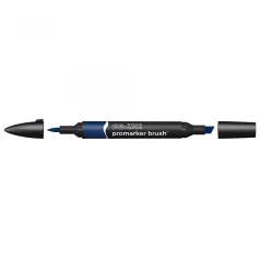   Promarker Brush kétvégű alkoholos ecsetfilc V234, Indigo Blue / Winsor&Newton Promarker Brush (1 db)