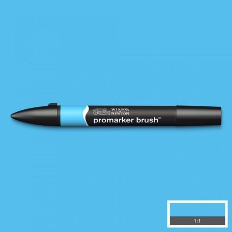 Promarker Brush kétvégű alkoholos ecsetfilc B137, Sky Blue / Winsor&Newton Promarker Brush (1 db)