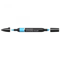   Promarker Brush kétvégű alkoholos ecsetfilc B137, Sky Blue / Winsor&Newton Promarker Brush (1 db)