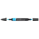 Promarker Brush kétvégű alkoholos ecsetfilc C847, Cyan / Winsor&Newton Promarker Brush (1 db)