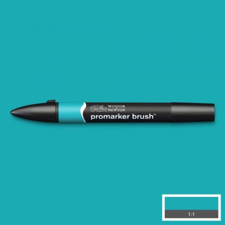 Promarker Brush kétvégű alkoholos ecsetfilc C247, Turquoise / Winsor&Newton Promarker Brush (1 db)
