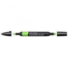   Promarker Brush kétvégű alkoholos ecsetfilc G267, Bright Green / Winsor&Newton Promarker Brush (1 db)