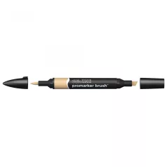   Promarker Brush kétvégű alkoholos ecsetfilc O837, Praline / Winsor&Newton Promarker Brush (1 db)