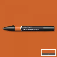   Promarker Brush kétvégű alkoholos ecsetfilc O345, Saddle Brown / Winsor&Newton Promarker Brush (1 db)
