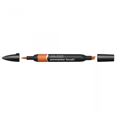   Promarker Brush kétvégű alkoholos ecsetfilc O345, Saddle Brown / Winsor&Newton Promarker Brush (1 db)