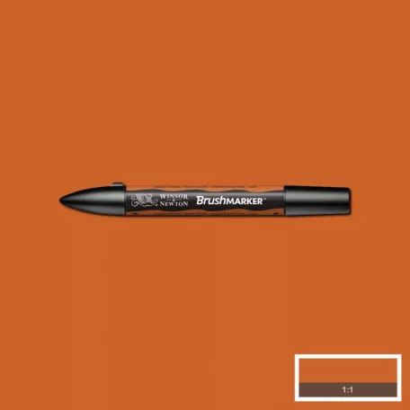 Promarker Brush kétvégű alkoholos ecsetfilc O345, Saddle Brown / Winsor&Newton Promarker Brush (1 db)