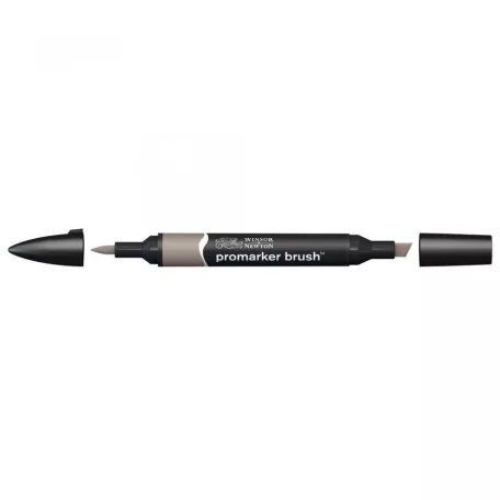 Promarker Brush kétvégű alkoholos ecsetfilc , Warm Grey 4 / Winsor&Newton Promarker Brush (1 db)