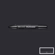   Promarker Brush kétvégű alkoholos ecsetfilc XB, Black / Winsor&Newton Promarker Brush (1 db)