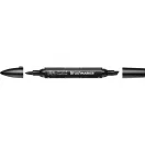 Promarker Brush kétvégű alkoholos ecsetfilc XB, Black / Winsor&Newton Promarker Brush (1 db)