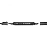   Promarker Brush kétvégű alkoholos ecsetfilc XB, Black / Winsor&Newton Promarker Brush (1 db)
