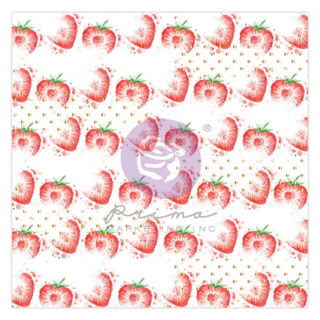 Acetát lap , Strawberry Milkshake / Prima Marketing Acetate Sheet (1 ív)