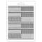 Textúra alap A5, Bauhaus Textile Pattern/ Stamperia Soft Mould (1 db)