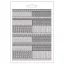 Textúra alap A5, Bauhaus Textile Pattern/ Stamperia Soft Mould (1 db)