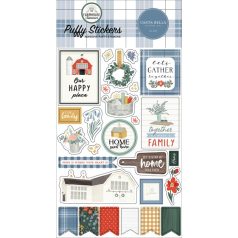   Matrica , Farmhouse Summer / Carta Bella Puffy Stickers (1 csomag)