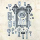 Öntőforma , Locks and Keys / Prima Marketing / Finnabair Moulds (1 db)