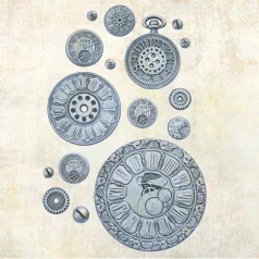   Öntőforma , Clock Faces / Prima Marketing / Finnabair Moulds (1 db)