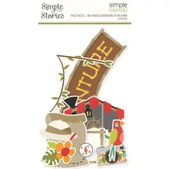   Kivágatok , Simple Pages Pieces / Simple Stories Say Cheese Adventure At The Park (1 csomag)