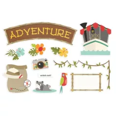   Kivágatok , Simple Pages Pieces / Simple Stories Say Cheese Adventure At The Park (1 csomag)