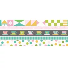   Dekorációs ragasztószalag , Washi Tape / Simple Stories Say Cheese Fantasy At The Park (5 db)