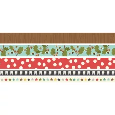   Dekorációs ragasztószalag , Washi Tape / Simple Stories Say Cheese Frontier At The Park (5 db)