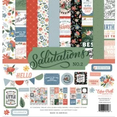   Scrapbook Papírkészlet 12" (30 cm) Salutations No.2 Collection Kit (1 csomag)