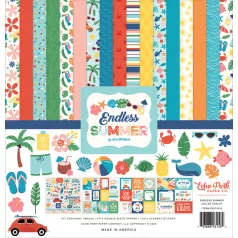  Scrapbook Papírkészlet 12" (30 cm) Endless Summer Collection Kit (1 csomag)