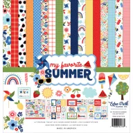   Scrapbook Papírkészlet 12" (30 cm) My Favorite Summer Collection Kit (1 csomag)