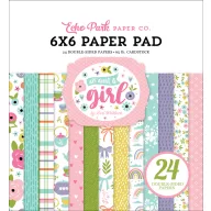   Papírkészlet 6" (15 cm), All About A Girl / Echo Park Paper Pack (24 lap)