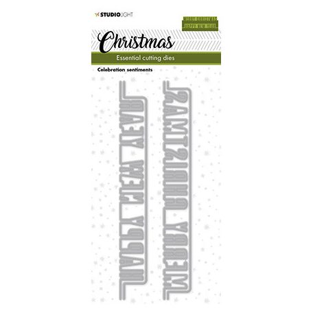 Vágósablon , Christmas Celebration sentiments Essentials nr.240 / SL Cutting Die (1 csomag)