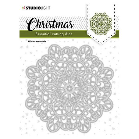 Vágósablon , Christmas Winter mandala Essentials nr.248 / SL Cutting Die (1 csomag)