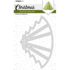   Vágósablon , Christmas tree folding card Essentials nr.254 / SL Cutting Die (1 csomag)