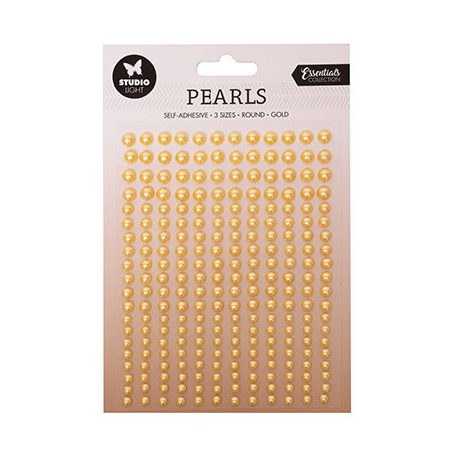 Öntapadós díszítőelem , SL-ES-PEARL15 / Studio Light Adhesive Pearls (1 csomag)