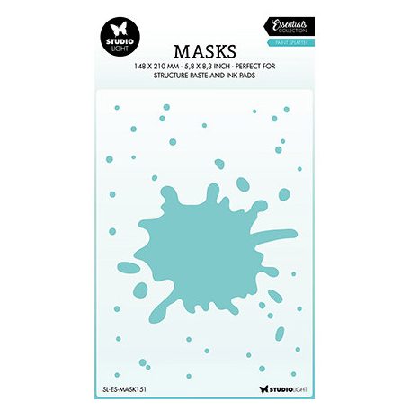 Stencil , Paint splatter Essentials nr.151 / SL Mask stencils (1 db)