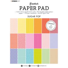   Papírkészlet A5, Sugar Pop Essentials nr.42 / SL Paper Pad Blocks (36 lap)