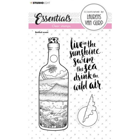 Szilikonbélyegző , Bottled ocean Essentials nr.253 / SL Clear Stamp (1 csomag)