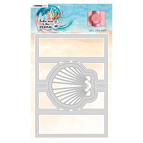 Vágósablon , Shell card shape Take me to the Ocean nr.231 / SL Cutting Die (1 csomag)