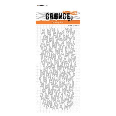 Vágósablon , Grit lines Grunge Collection nr.237 / SL Cutting Die (1 csomag)