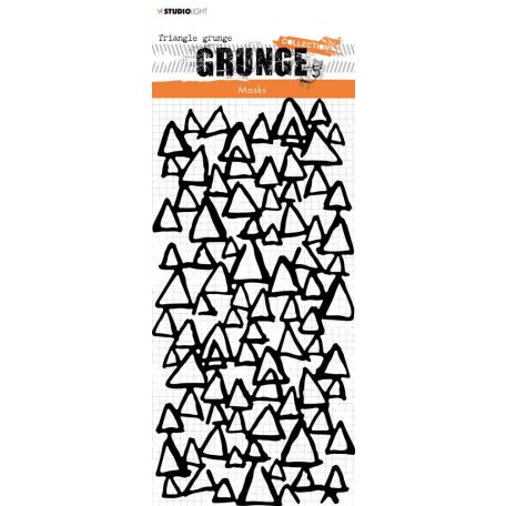 Stencil , Triangle grunge Grunge Collection nr.111 / SL Mask stencils (1 db)