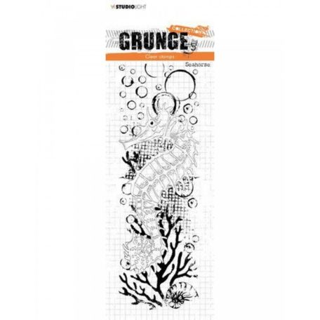 Szilikonbélyegző , Seahorse Grunge Collection nr.224 / SL Clear Stamp (1 csomag)