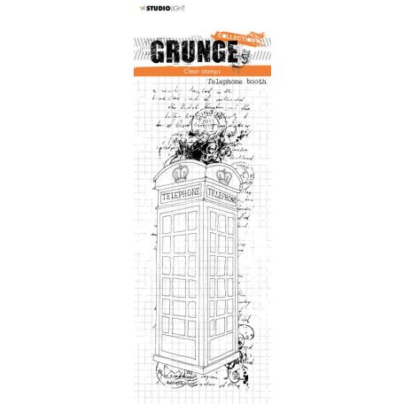 Szilikonbélyegző , Telephone booth Grunge Collection nr.226 / SL Clear Stamp (1 csomag)